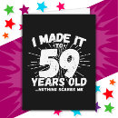 Search for 59th birthday cards Humour