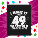 Search for 49th birthday cards Humour
