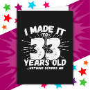 Search for 33rd birthday cards Humour