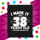Search for 38th birthday cards Humour