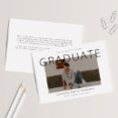 Search for 2024 graduation announcement cards Simple