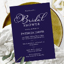 Search for navy and white bridal shower invitations Chic