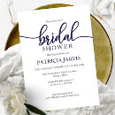 Search for navy and white bridal shower invitations Chic