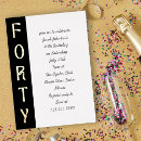 Search for male 40th birthday invitations Male or female
