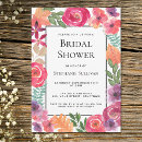 Search for colourful bridal shower invitations Watercolor