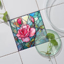 Search for mosaic stained glass tiles Flower