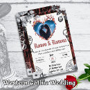 Search for western cowboy wedding invitations Bohemian