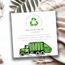 Search for trash truck birthday invitations Trucks