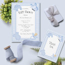 Search for white baby boy shower invitations Elephant