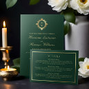 Search for green and gold wedding enclosure cards Classic