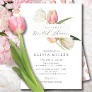 Search for tulip bridal shower invitations Watercolor