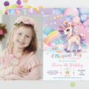 Search for pony unicorn invitations Whimsical