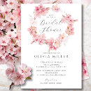Search for cherry blossom bridal shower invitations Floral