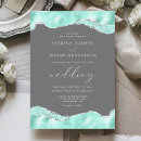 Search for aqua and grey wedding invitations Stylish