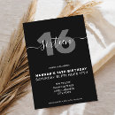 Search for sweet sixteen birthday invitations Girl
