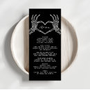 Search for halloween wedding menus Skeleton