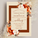 Search for orange and cream wedding invitations Rustic