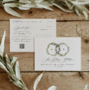 Search for floral wreath wedding postcards Modern