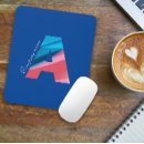 Search for blue monogram letter mouse mats Modern