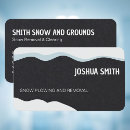 Search for snow removal business cards Salting
