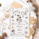 Search for hand drawn save the dates Scribble