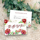 Search for white roses rsvp cards Elegant