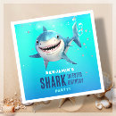 Search for shark napkins Boy birthday