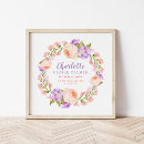Search for birth name posters Floral
