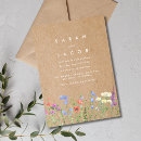 Search for kraft paper wedding invitations Floral
