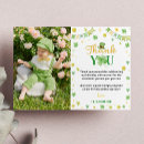Search for shamrock thank you cards Gold