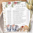 Search for giraffe baby shower games Elephant