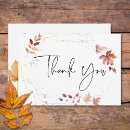 Search for falling leaves cards Rustic