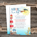 Search for nautical baby shower invitations Cute