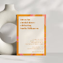 Search for fuchsia bridal shower invitations Modern