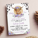 Search for holy cow baby shower invitations Floral