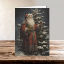 Search for victorian santa christmas cards Snow