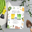 Search for rain boots invitations Baby in bloom