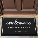 Search for black and white doormats Elegant