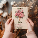 Search for ice cream bridal shower invitations Calligraphy script