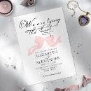 Search for we are tying the knot invitations Typography