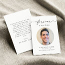 Search for in loving memory thank you cards Modern