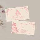 Search for pastry chef business cards Whimsical