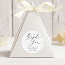 Search for bridal thank you stickers Calligraphy