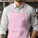 Search for logos aprons Pink