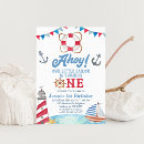 Search for sailor birthday invitations Lighthouse