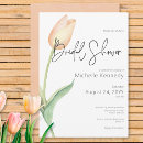 Search for peach tulips invitations Watercolor
