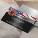 Search for fire department business cards Firefighter