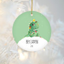 Search for baby dinosaur christmas tree decorations Watercolor