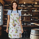 Search for wine lovers aprons Pattern