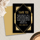 Search for black and gold wedding thank you cards Classy